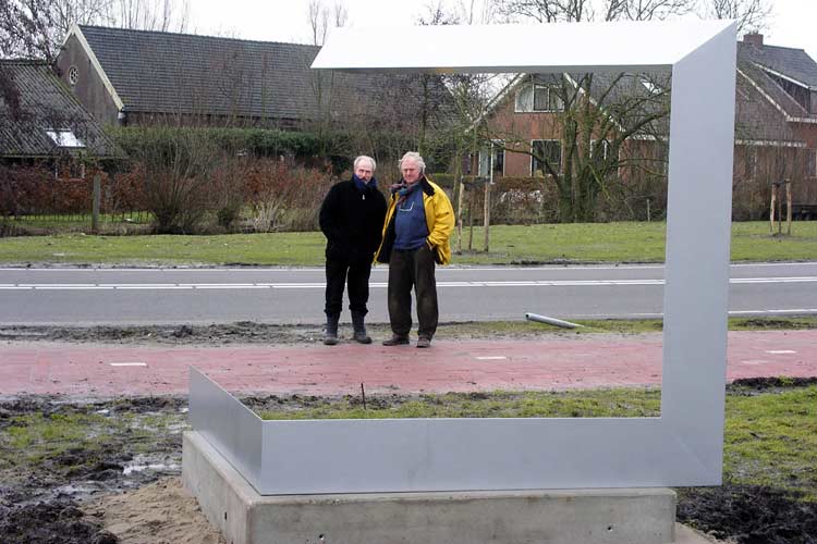 Geplaatst beeld van Henk van Bennekum in Papekop, Gemeente Oudewater.
